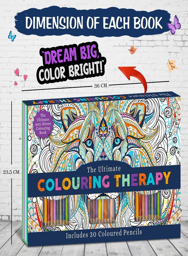 BRIJBASI Colouring Therapy Art Kit Book with Colored Pencils for Kids Featuring Fashion Illustrations and Engaging Activities - Ideal Gift for Girls - Ages 3+ Years - Image 5